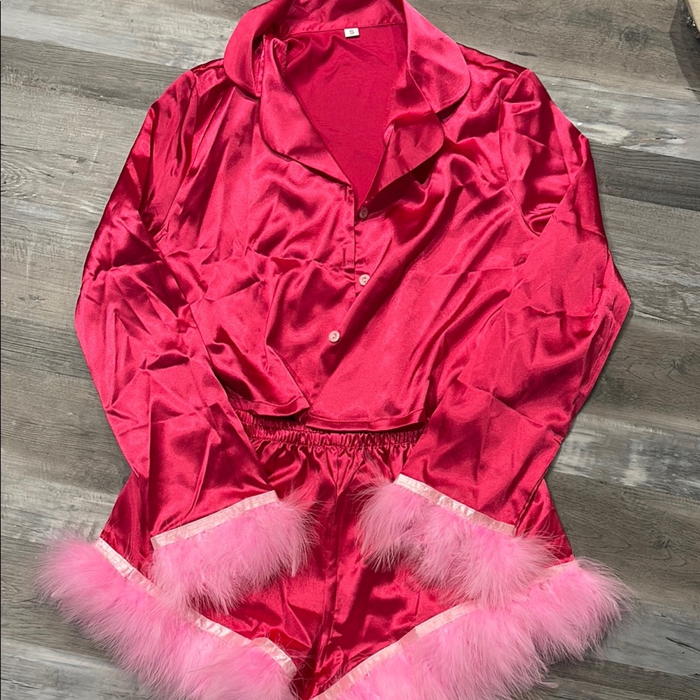 Pink PJ set